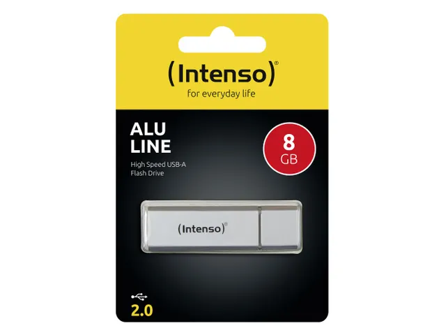 Intenso Usb-Stick 2.0 8gb Zilver Alu