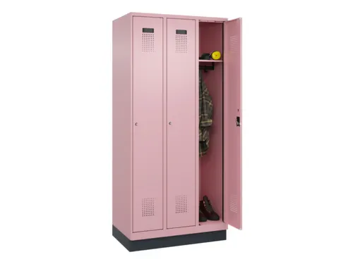 locker,HxBxD 1950x900x500mm,3vak,vak B 300mm,cil.-slot,sokkel