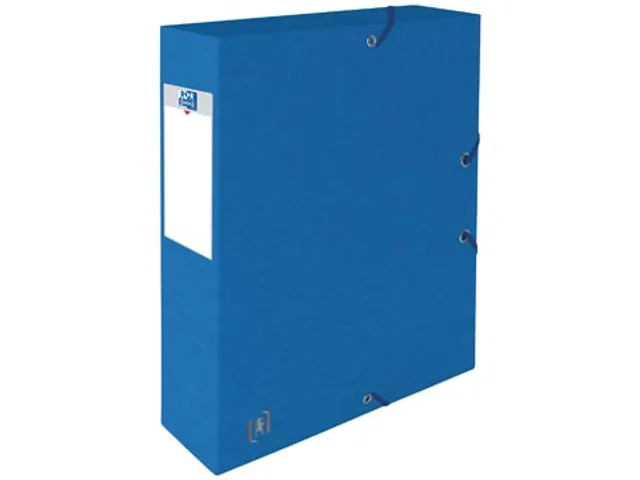 Elba Elastobox Oxford Top File+ Rug 60mm Blauw