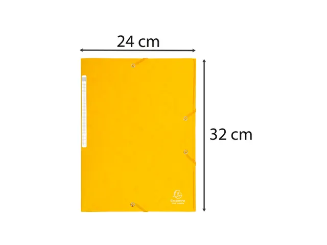 Elastomap Maxi capacity glanskarton 425gm² A4 Geel