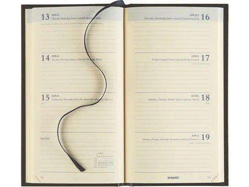 agenda Interplan Lima 6-talig, blauw, 2027