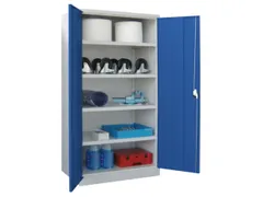 zwaarlastkast 1950x1040x630mm openslaande deuren RAL7035 front RAL7035