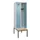 locker met bank,HxBxD 2120x600x815mm,2vak,vak B 300mm,cilinderslot