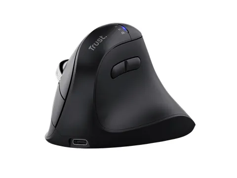 Ergonomische muis Trust hyperscrol Vyran draadloos zwart