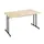 Klaptafel Vrijstaand 160x80 Cm Onderstel Zwart Blad Esdoorn