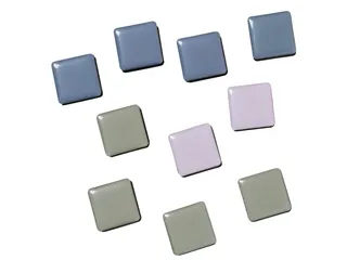 Magneten Naga 25x25mm vierkantset a 10st. ass. super sterk - 1
