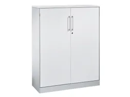 Draaideurkast Hxbxd 1310x1000x440mm 3 Oh Lichtgrijs/Lichtgrijs