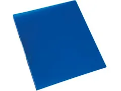 Ringmap A4 2 Ringen 16mm Transparant Blauw