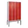 dubbeldekse locker,HxBxD 2120x1200x500mm,4x2vak.,vak B 300mm