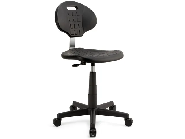 Chaise de travail sur roulettes Medium Noir