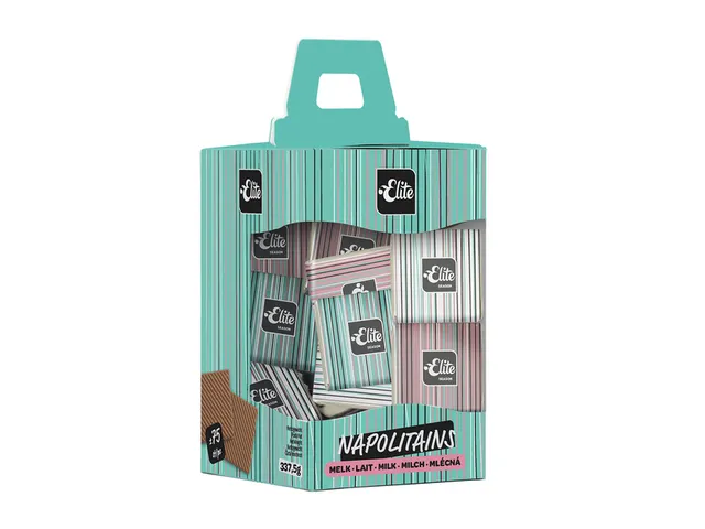 Chocolade Elite Napolitains melk doos 75 stuks