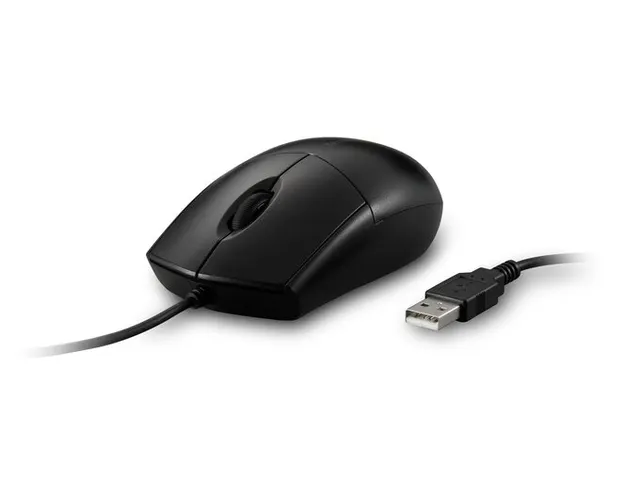 K70315Ww Kensington Pro Fit wasbare muis, zwart bedraad
