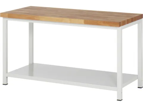 werkbank,HxBxD 840-1040x1500x700mm,beukblad,draagverm. 1250kg