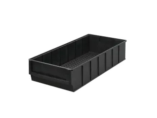 ESD-stellingbak,HxBxD 81x183x400mm,PP,zwart - 2