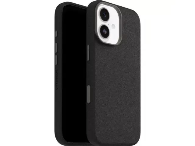 OtterBox Symmetry Leather MagSafe iPhone 17 hoesje zwart