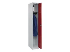 locker,HxBxD 1850x300x500mm,1vak,vak B 300mm,cil.-slot,staand op vloer