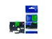 Ruban étiqueteuse compatible Brother TZE-731 12mm noir sur vert