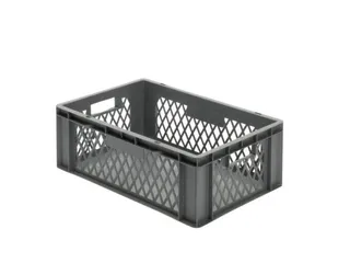 Euronorm-Stapelbak 40l H X L X B 210x600x400mm Grijs - 1
