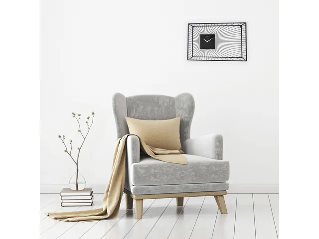 Horloge murale Nextime45x45x15 noir métal Vasco