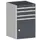 ladekast HxBxD 1000x650x650mm 4laden romp RAL7035 front RAL7016