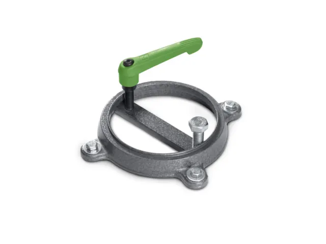 Plateau tournant HxlxP 22x215x215mm p. mors l 125mm