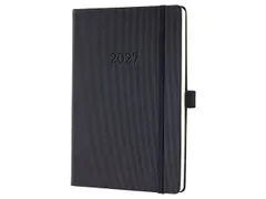 Weekagenda Conceptum A5 2027 (NL/FR/EN/DU) verticale lay-out zwart har