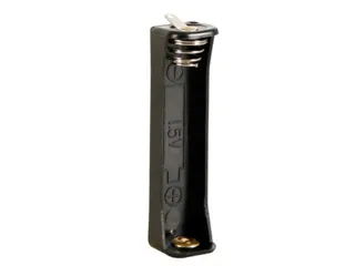 Batterijhouder Voor 1 x AAA-CEL (Met Soldeerlippen) - 1