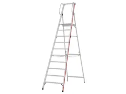 platformladder,bordes HxBxD 2340x440x400mm,10treden,aluminium