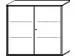 Armoire De Bureau,Finition Corps Graphit,Finition Face Avant