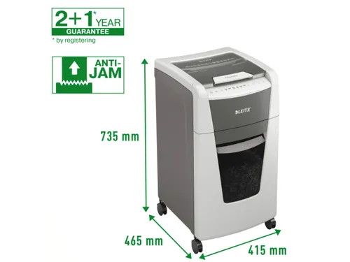 Papiervernietiger Leitz IQ Auto+ Office 300 P-4 snippers 4x28mm