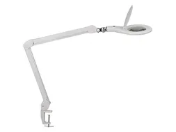 Loeplamp LED MAULmakro Wit met tafelklem