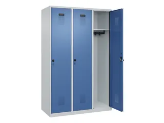 locker,HxBxD 1850x1200x500mm,3vak,vak B 400mm,draaigrendel - 2