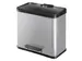 Öko Duo Plus 17 Liter + 9 Liter Hailo Zilver Zwart