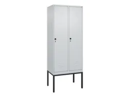 locker,HxBxD 2120x800x500mm,2vak,vak B 400mm,draaigrendel