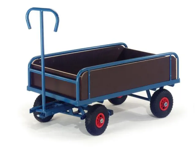 Chariot À Avant-Train Pivotant Force 400Kg Plateau Lxl 930X535Mm