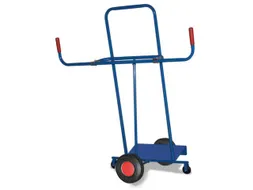Platenkar 250kg Schop Bxd 550x200mm Hxb 1435x1260mm Massief Rubber