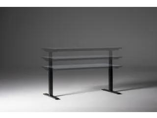 Elektrisch ihv bureau HxBxD 650-1310x1800x900/800mm blad lichtgrijs - 3