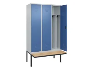 locker voor scheiding van kleding,HxBxD 2120x1200x815mm,3vak - 2