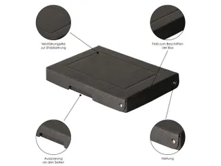 PureBox Black 190x130 25mm - 5