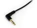 Câble audio Stéréo slim 3,5 mm coudé à angle droit 1,8 m M/M
