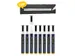 Krijtstift Securit SMA-510 Schuin 2-6mm Wit 8 Stuks