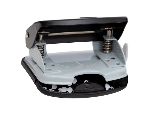 Q-CONNECT Medium Duty perforator Metaal 2-gaats 20 vel Zwart