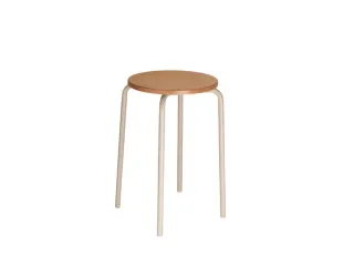 Stapelkruk H 500Mm Zit/onderstel Beuken/lichtgrijs - 1