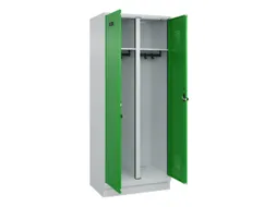 locker voor scheiding van kleding,HxBxD 1950x800x500mm,2vak