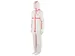 Overall 4565 Wit Rood Maat L