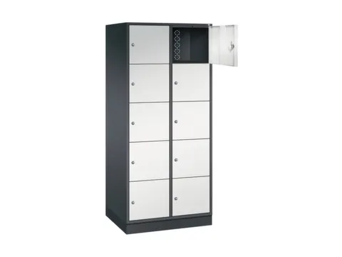 grootvolume-lockersysteem,RAL 7021/RAL 7035,HxBxD 1950x820x600mm