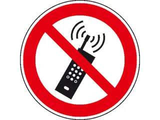 Verbodsbord,Mobiele Telefonie Verboden,Wandbord,Aluminium,Standaard - 1