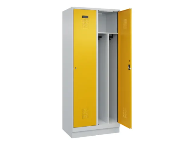 locker voor scheiding van kleding,HxBxD 1950x800x500mm,2vak