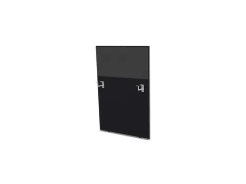 baliepaneel,v. bureau,aanbouw rechts,B 800mm,CC-zwart,BN8010-antraciet