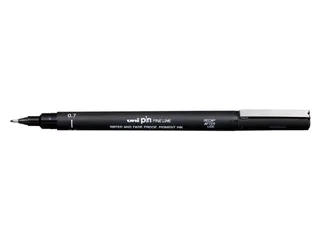 Fineliner Uni-ball Pin zwart 0.7mm - 1